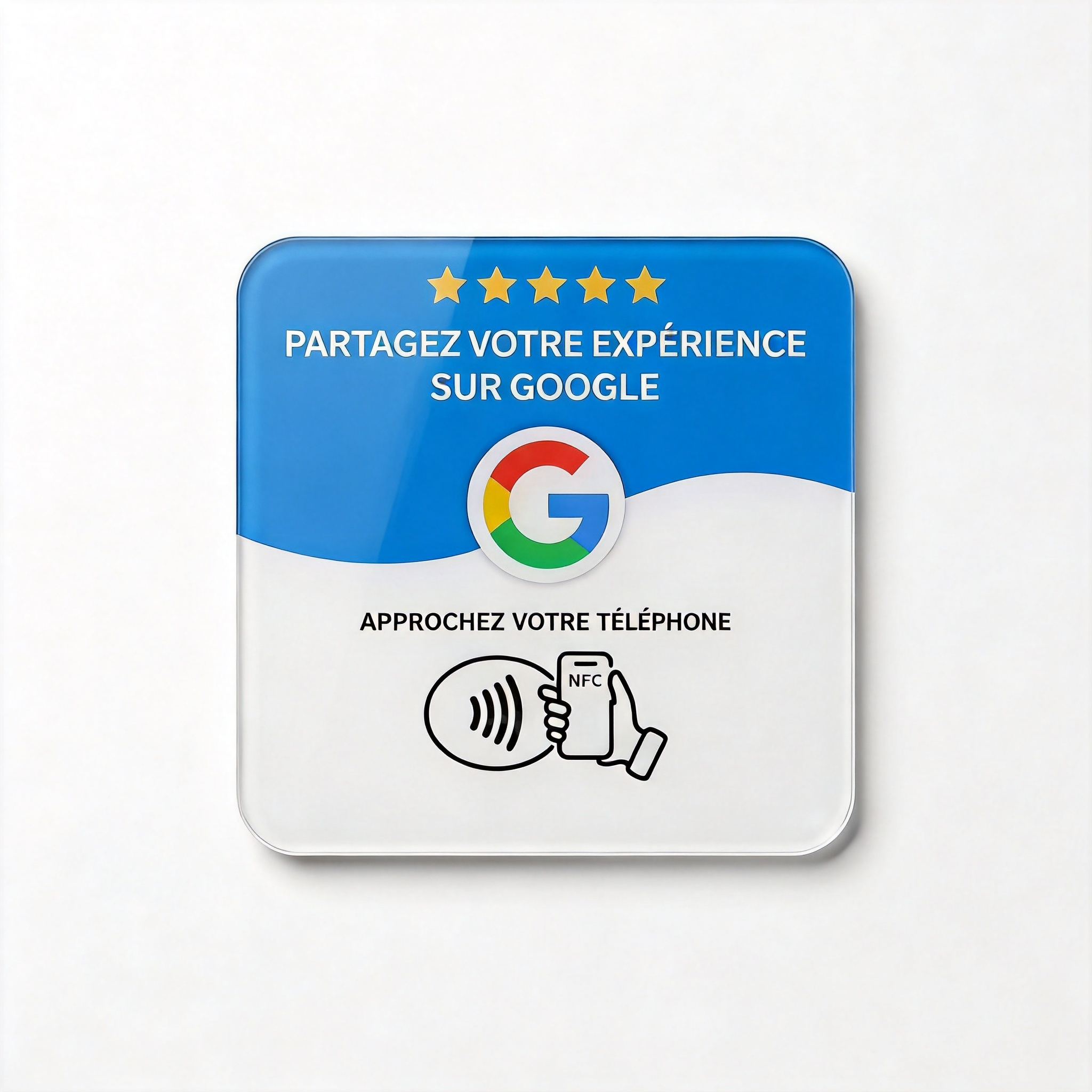 Plaque NFC Google Reviews